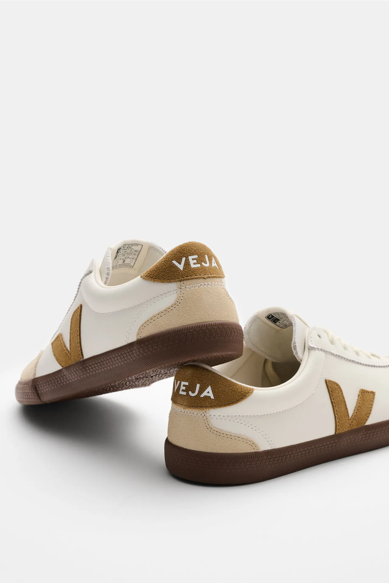 Veja - Herren - Sneaker 'Volley O.T. Leather' weiß/camel/beige – Bild 4