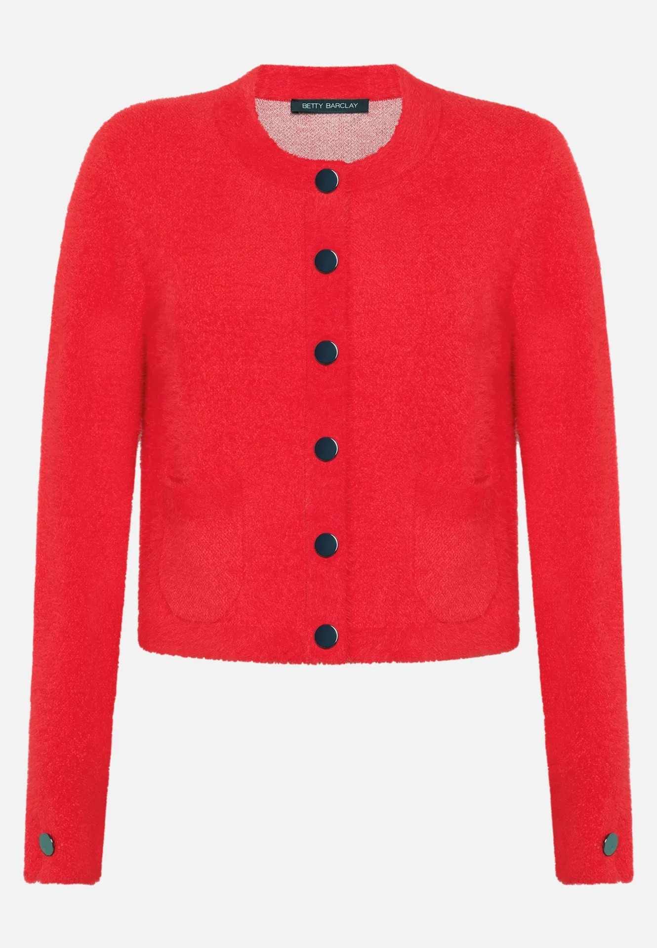 Strick-Cardigan mit aufgesetzten Taschen – Bild 3