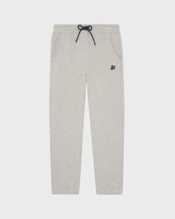Vilebrequin - Jogginghose Mit Gestickter Schildkröte Für Kinder - Hose - Gaetana - Grau - Größe 8 Vilebrequin - Jogginghose Mit Gestickter Schildkröte Für Kinder - Hose - Gaetana - Grau - Größe 8