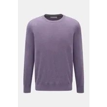 Brunello Cucinelli - Herren - Cashmere Rundhalspullover violett meliert Brunello Cucinelli - Herren - Cashmere Rundhalspullover violett meliert