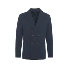 CIRCOLO 1901 - Double-Breasted Blazer With Knit Texture And Tailo - Größe 48 - schwarz CIRCOLO 1901 - Double-Breasted Blazer With Knit Texture And Tailo - Größe 48 - schwarz