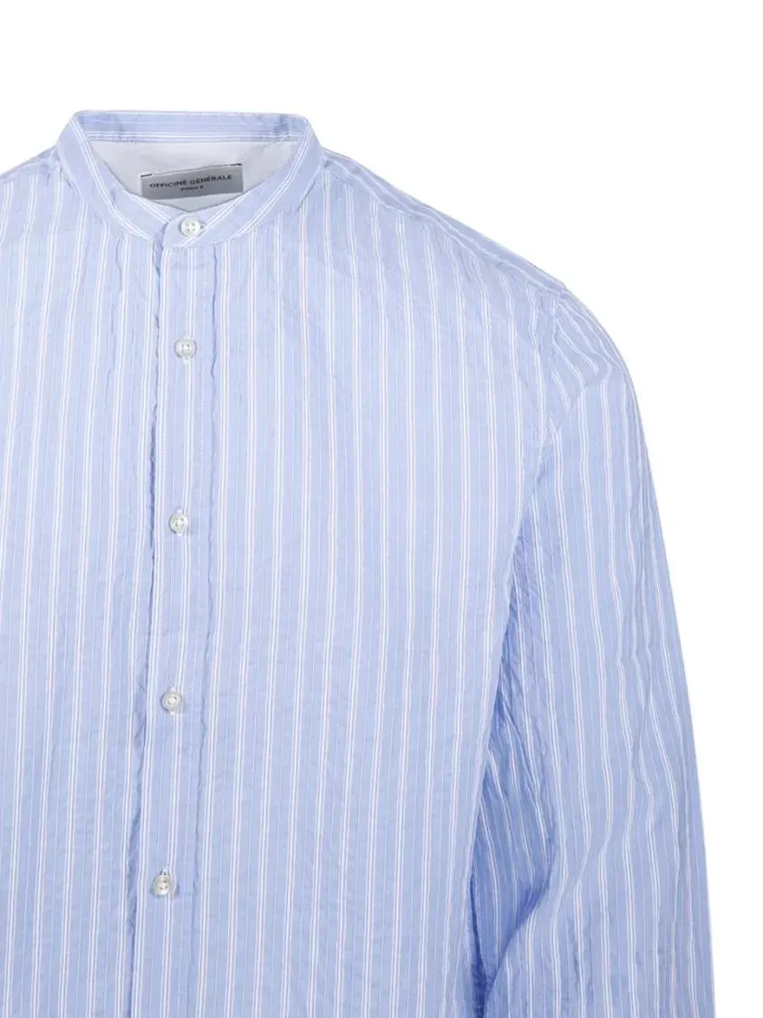 Officine Generale - Gaston Shirt - Größe XL - blau – Bild 2