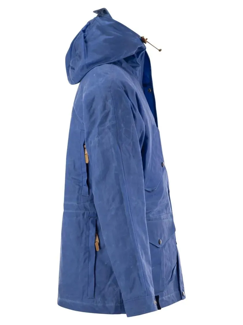 Manifattura Ceccarelli - New Fisherman - Parka With Hood - Größe 40 - blau – Bild 3