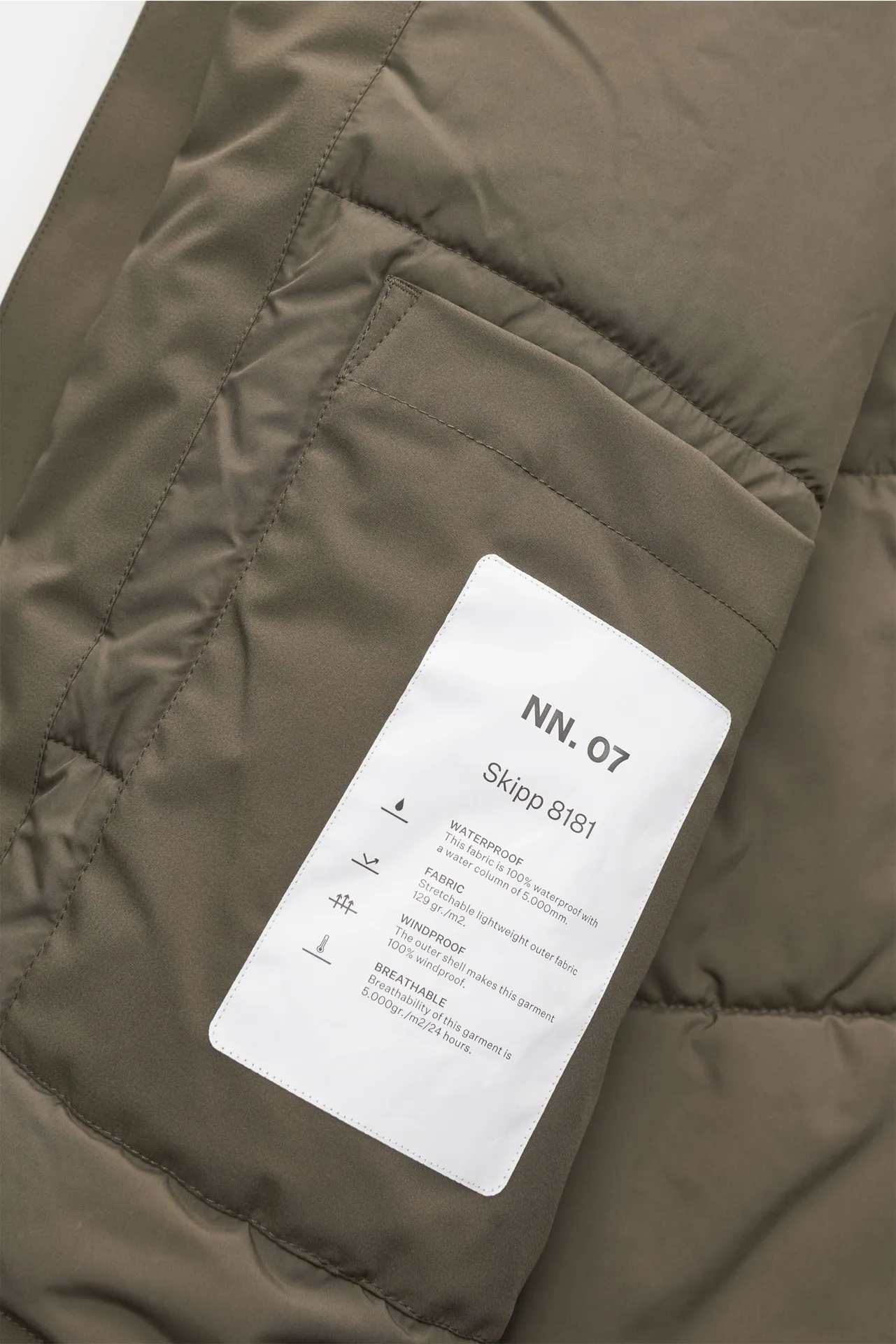 NN.07 - Herren - Jacke 'Skipp' graugrün – Bild 6