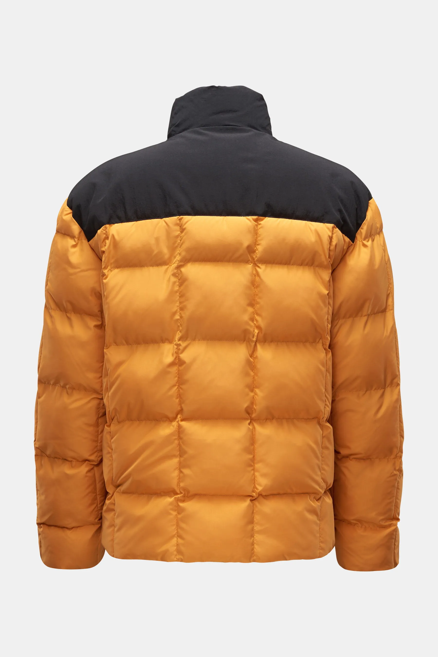 Marcelo Burlon - Herren - Steppjacke 'Cross Block Puffer' orange/schwarz – Bild 2