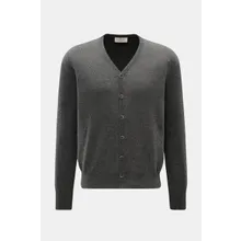 Bruno Manetti - Herren - Cashmere Cardigan dunkelgrau meliert Bruno Manetti - Herren - Cashmere Cardigan dunkelgrau meliert