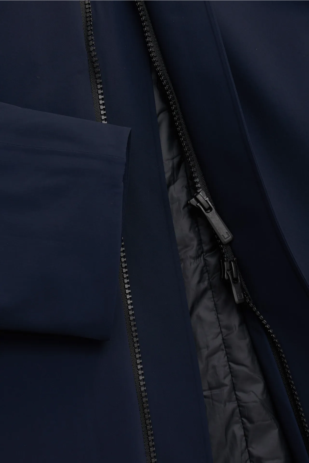 UBR - Herren - Kurzmantel 'Regulator Coat' navy – Bild 4