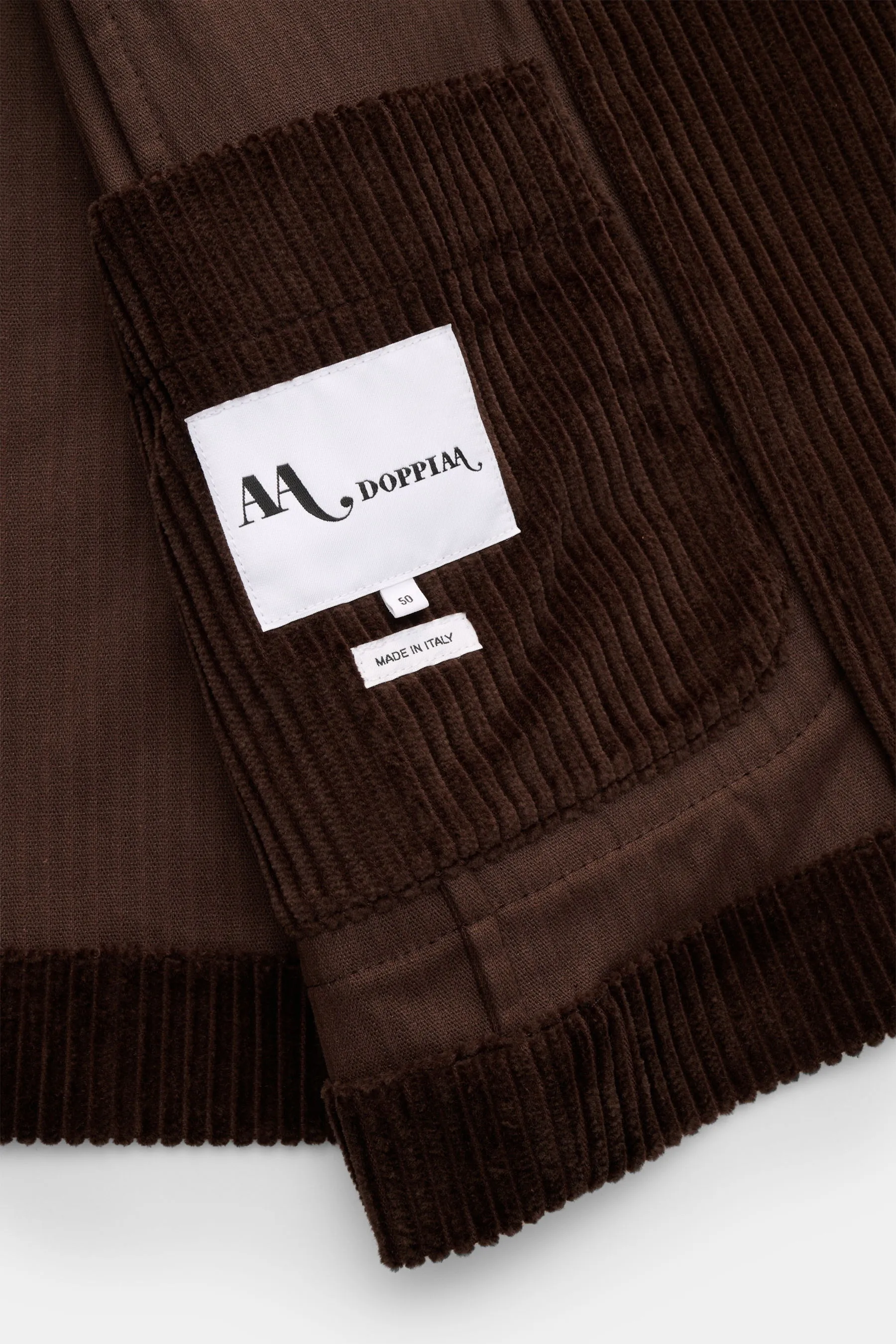 Doppiaa - Herren - Cord-Sakko 'Aansonia' dunkelbraun – Bild 5