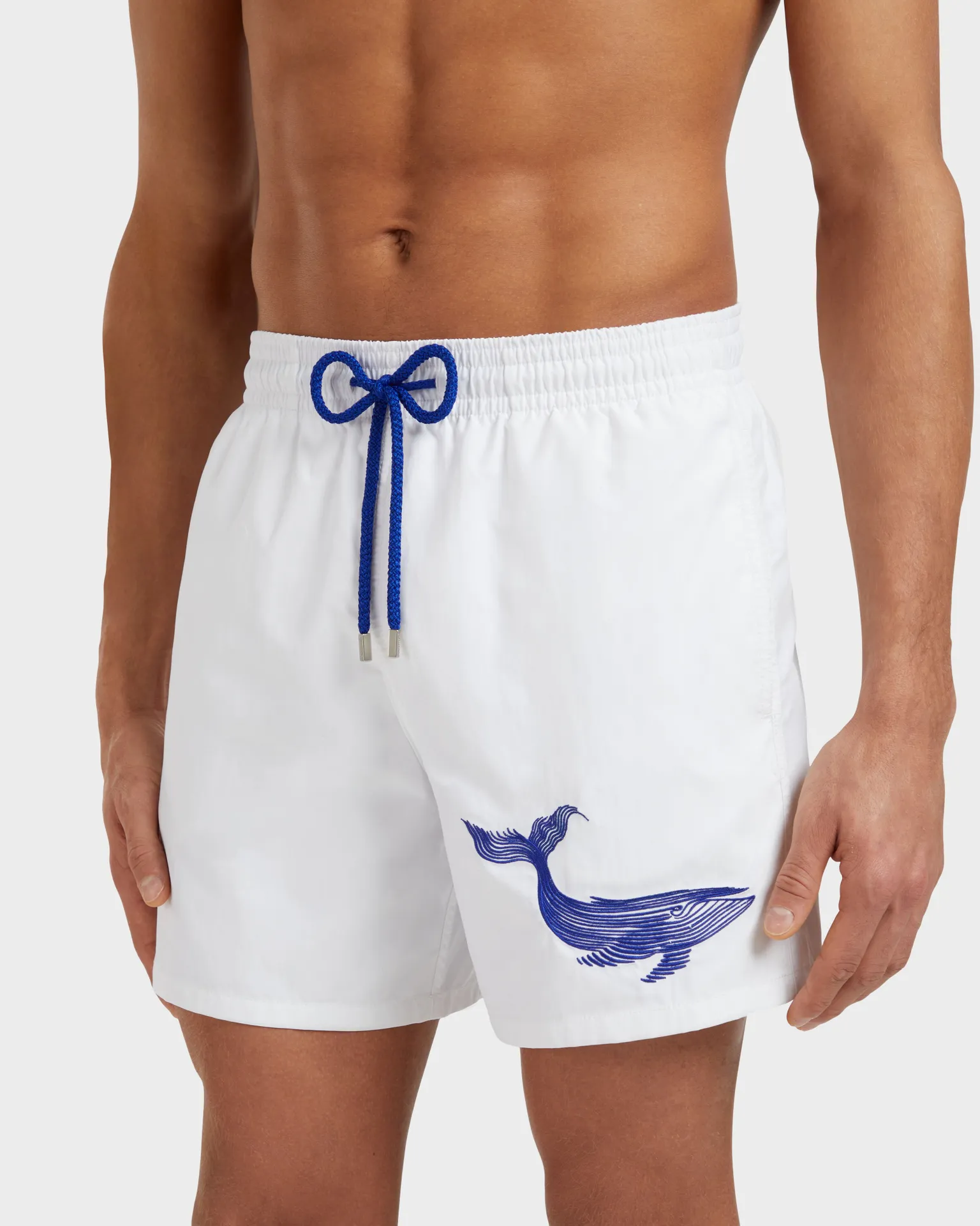 Vilebrequin - Whale Badeshorts Mit Stickerei Für Herren - Bademode - Motu - Weiss - Größe XL – Bild 6