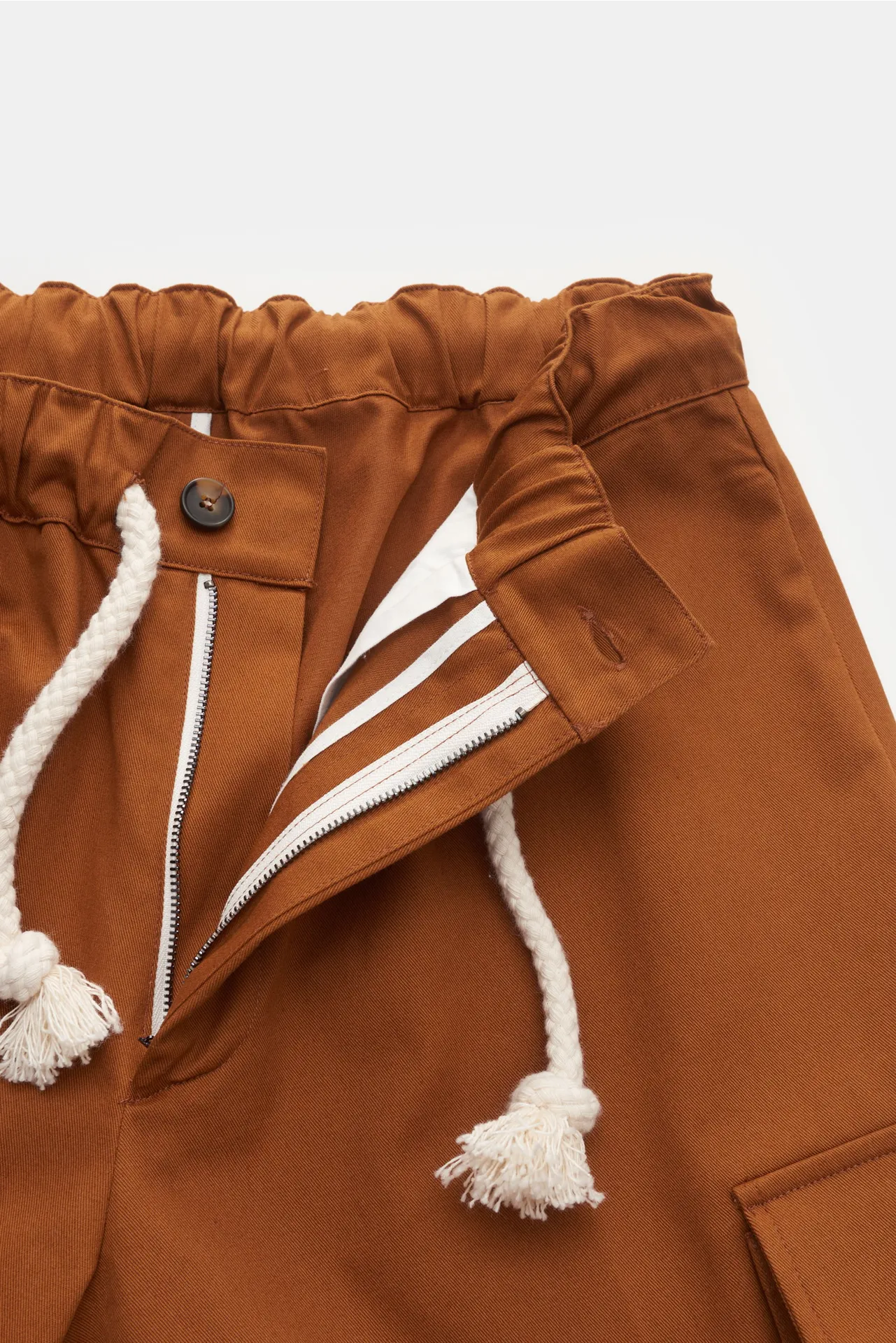 Doppiaa - Herren - Cargo-Bermudas 'Aatrio' rostbraun – Bild 4