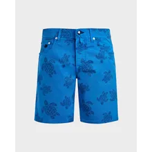 Vilebrequin - Herren Bermudashorts Mit Harzdruck Ronde Des Tortues - Bermuda - Garonne - Blau - Größe 28 Vilebrequin - Herren Bermudashorts Mit Harzdruck Ronde Des Tortues - Bermuda - Garonne - Blau - Größe 28