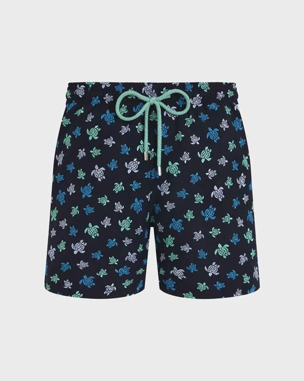 Vilebrequin - Herren-badeshorts Micro Ronde Des Tortues Bestickt – Limitierte Auflage - Bademode - Mistral - Blau - Größe S Vilebrequin - Herren-badeshorts Micro Ronde Des Tortues Bestickt – Limitierte Auflage - Bademode - Mistral - Blau - Größe S