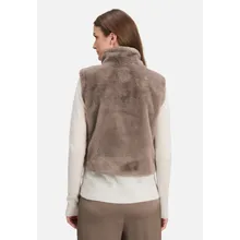 Plüschweste mit Reißverschluss Plüschweste mit Reißverschluss