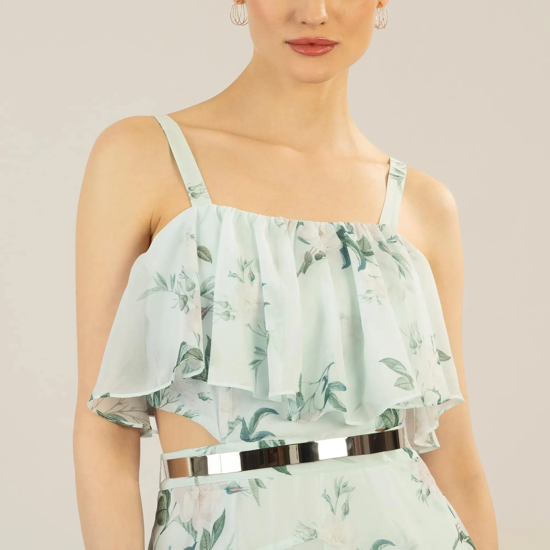 Apart - Chiffonkleid - Größe 40 - bunt – Bild 3