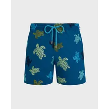 Vilebrequin - Tortues Multicolore Badeshorts Mit Stickerei Für Herren – Limitierte Serie - Bademode - Mistral - Blau - Größe 6XL Vilebrequin - Tortues Multicolore Badeshorts Mit Stickerei Für Herren – Limitierte Serie - Bademode - Mistral - Blau - Größe 6XL