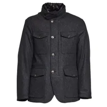 MONTECORE - Padded Jacket With Stand-Up Collar And Functional - Größe 56 - schwarz MONTECORE - Padded Jacket With Stand-Up Collar And Functional - Größe 56 - schwarz