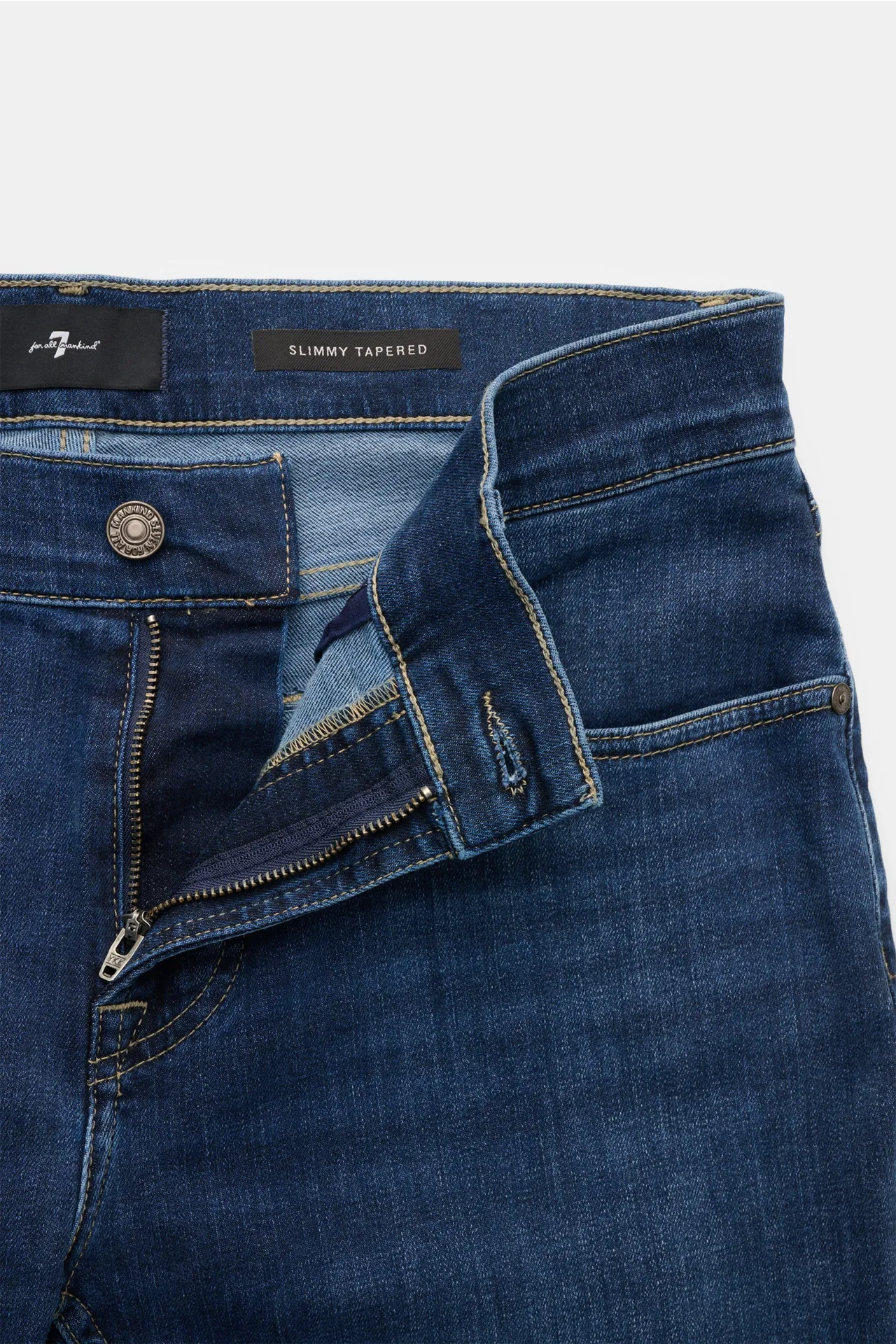 7 for all mankind - Herren - Jeans 'Slimmy Tapered' graublau – Bild 4