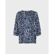 Vilebrequin - Waves Seidenhemd Für Damen - Hemd - Lorna - Blau - Größe XS Vilebrequin - Waves Seidenhemd Für Damen - Hemd - Lorna - Blau - Größe XS