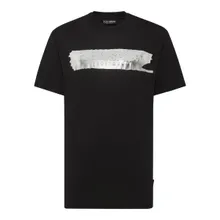 Plein Sport - T-Shirt Rundhalsausschnitt Silver Brush - Größe XXL - schwarz Plein Sport - T-Shirt Rundhalsausschnitt Silver Brush - Größe XXL - schwarz