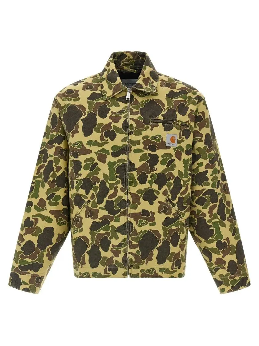 Carhartt Wip - %27Duck Detroit%27 Jacket - Größe L - grün Carhartt Wip - %27Duck Detroit%27 Jacket - Größe L - grün