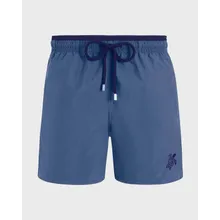 Vilebrequin - Zweifarbige Solid Bicolore Badeshorts Für Herren - Bademode - Moka - Blau - Größe XL Vilebrequin - Zweifarbige Solid Bicolore Badeshorts Für Herren - Bademode - Moka - Blau - Größe XL