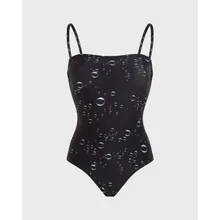 Vilebrequin - Bubble 3d Bustier-badeanzug Für Damen - Bademode - Facette - Schwarz - Größe L Vilebrequin - Bubble 3d Bustier-badeanzug Für Damen - Bademode - Facette - Schwarz - Größe L