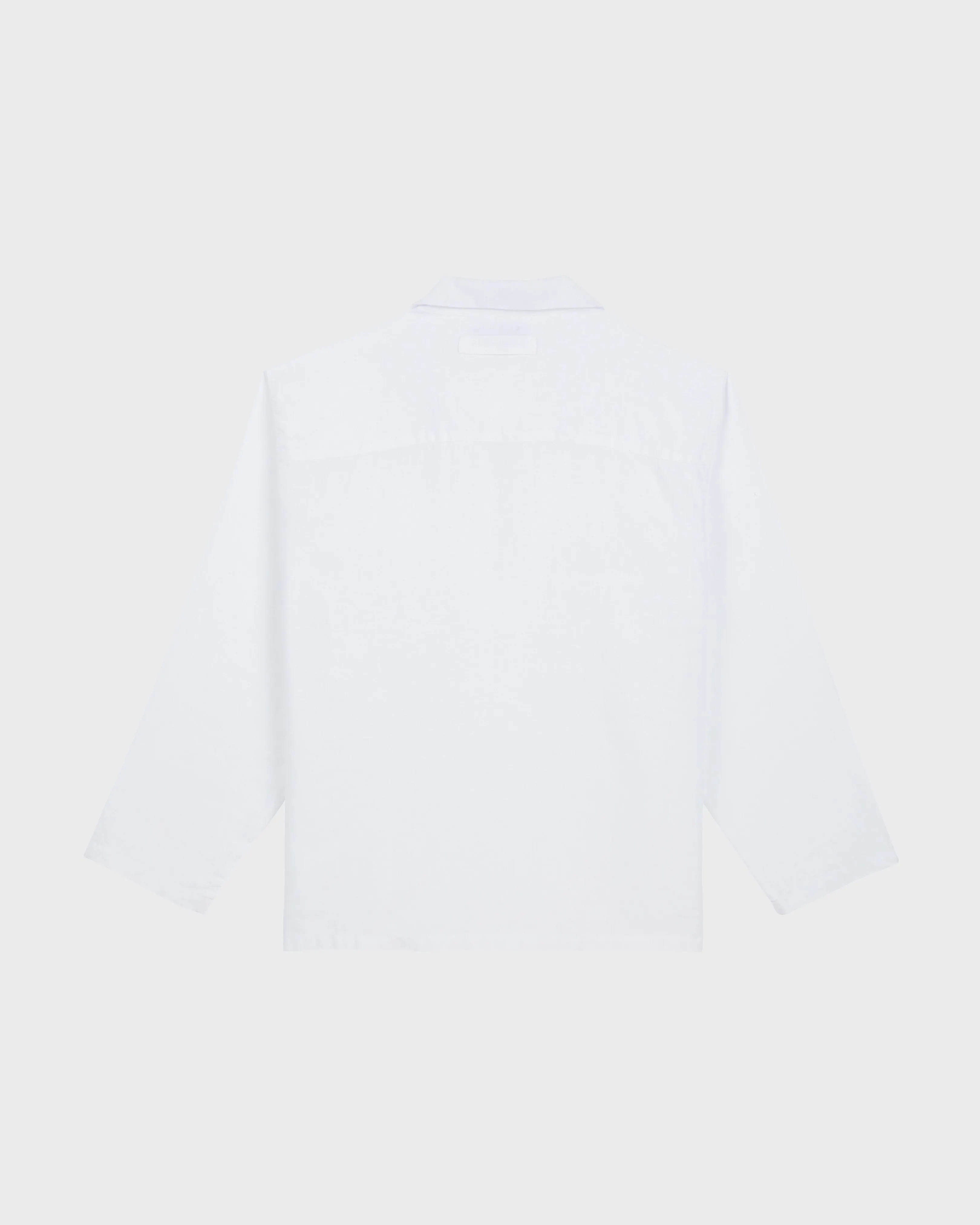 Vilebrequin - Solid Overshirt Aus Leinen Mit Mineralfarbstoff Für Herren - Hemd - Comores - Weiss - Größe XXL – Bild 2