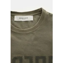 Golden Goose - Herren - Rundhals-T-Shirt graugrün