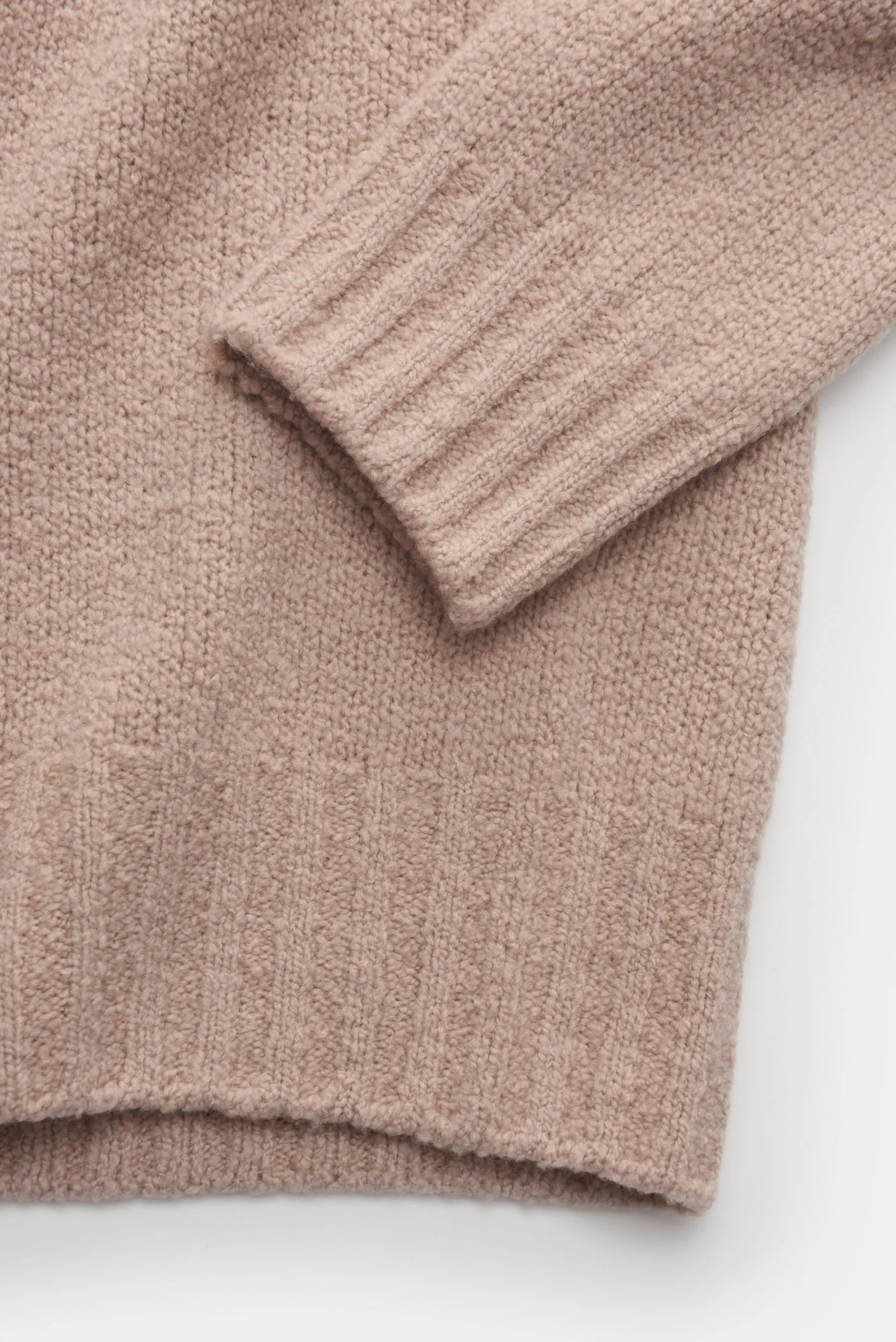 Drumohr - Herren - Merino Rundhalspullover sand – Bild 3