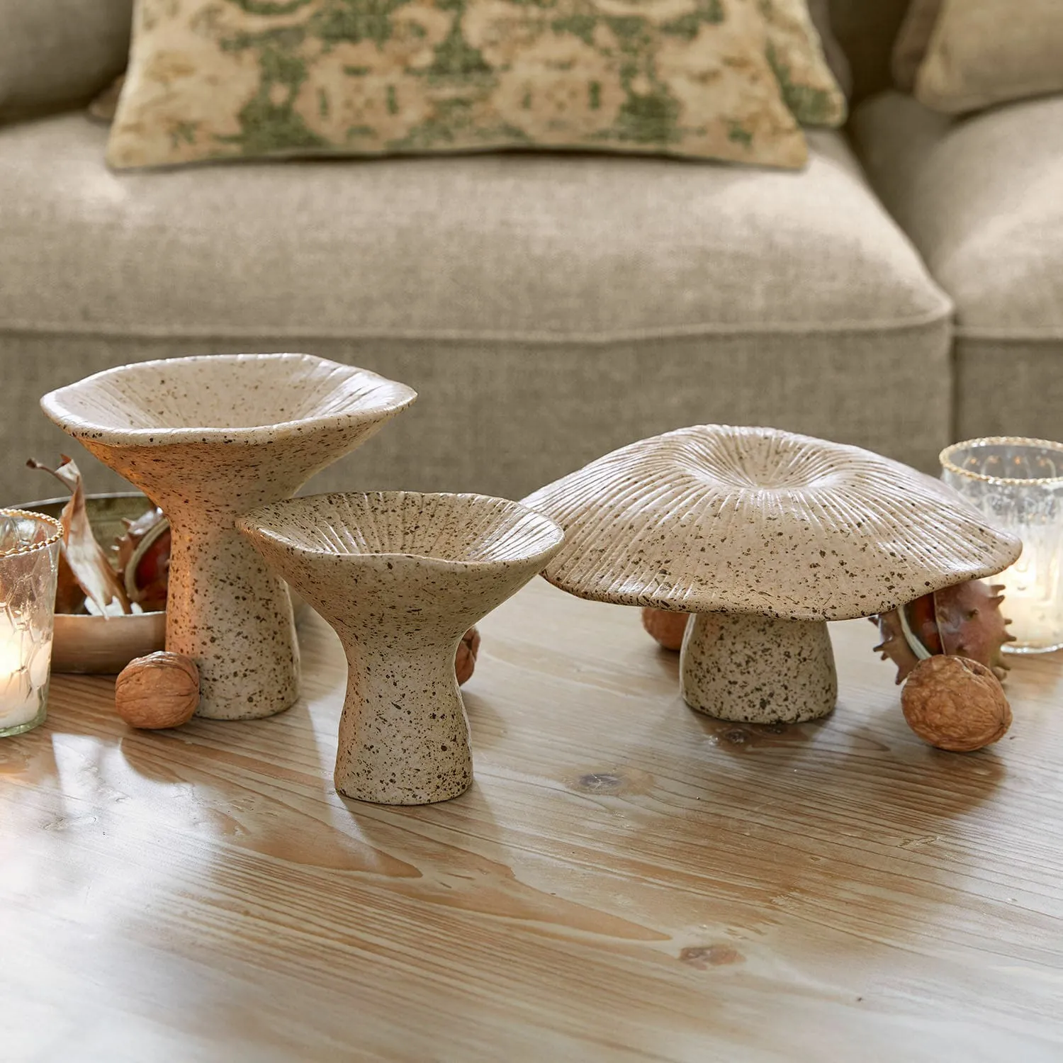 Deko-Pilz 3er Set Safoura – Bild 4