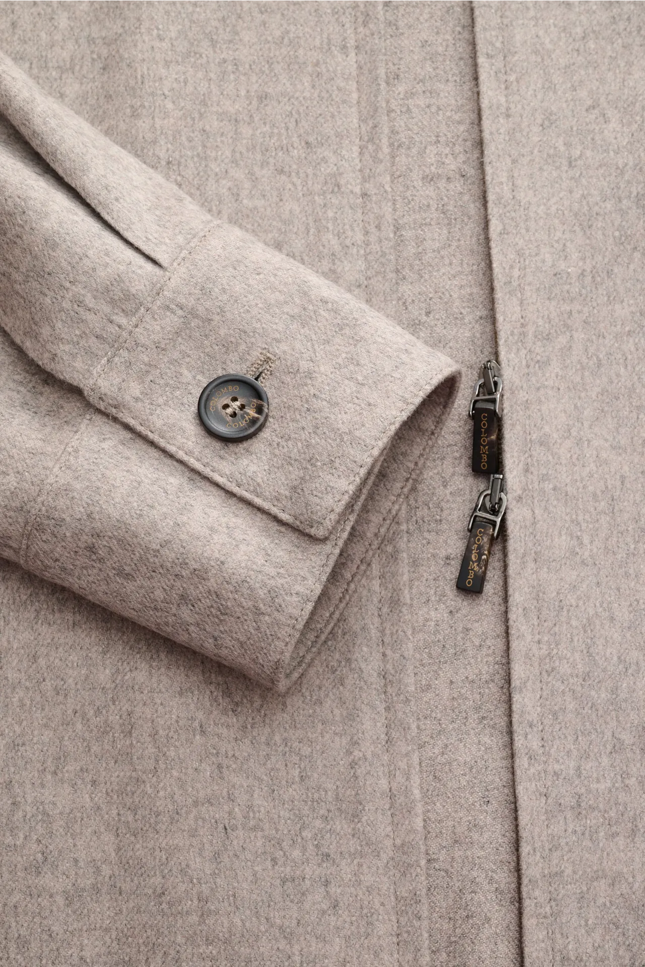 Colombo - Herren - Overshirt grau meliert – Bild 3