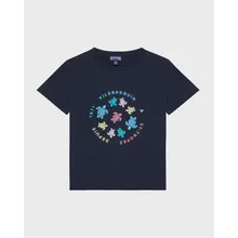Vilebrequin - Tortue Multicolores T-shirt Aus Bio-baumwolle Für Jungen - T-shirt - Thomy - Blau - Größe 12 Vilebrequin - Tortue Multicolores T-shirt Aus Bio-baumwolle Für Jungen - T-shirt - Thomy - Blau - Größe 12