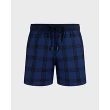 Vilebrequin - Figurbetonte Carreaux Woll-badeshorts Für Herren - Bademode - Magnus - Blau - Größe M Vilebrequin - Figurbetonte Carreaux Woll-badeshorts Für Herren - Bademode - Magnus - Blau - Größe M