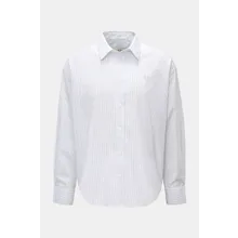 Ami Paris - Herren - Casual Hemd Kent Kragen rauchblau/weiß gestreift Ami Paris - Herren - Casual Hemd Kent Kragen rauchblau/weiß gestreift