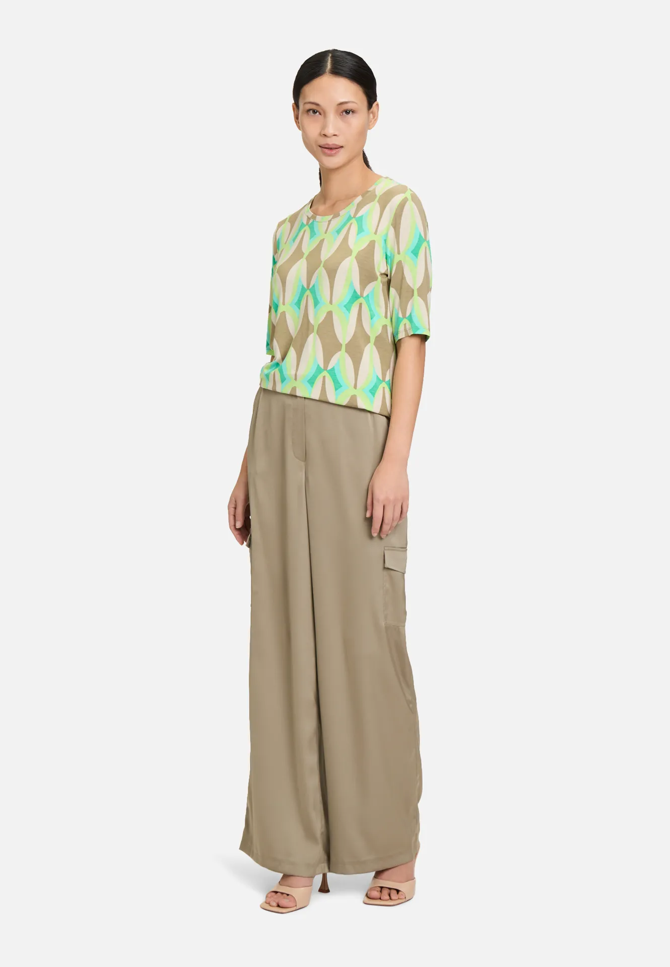 Basic Shirt mit Print – Bild 2
