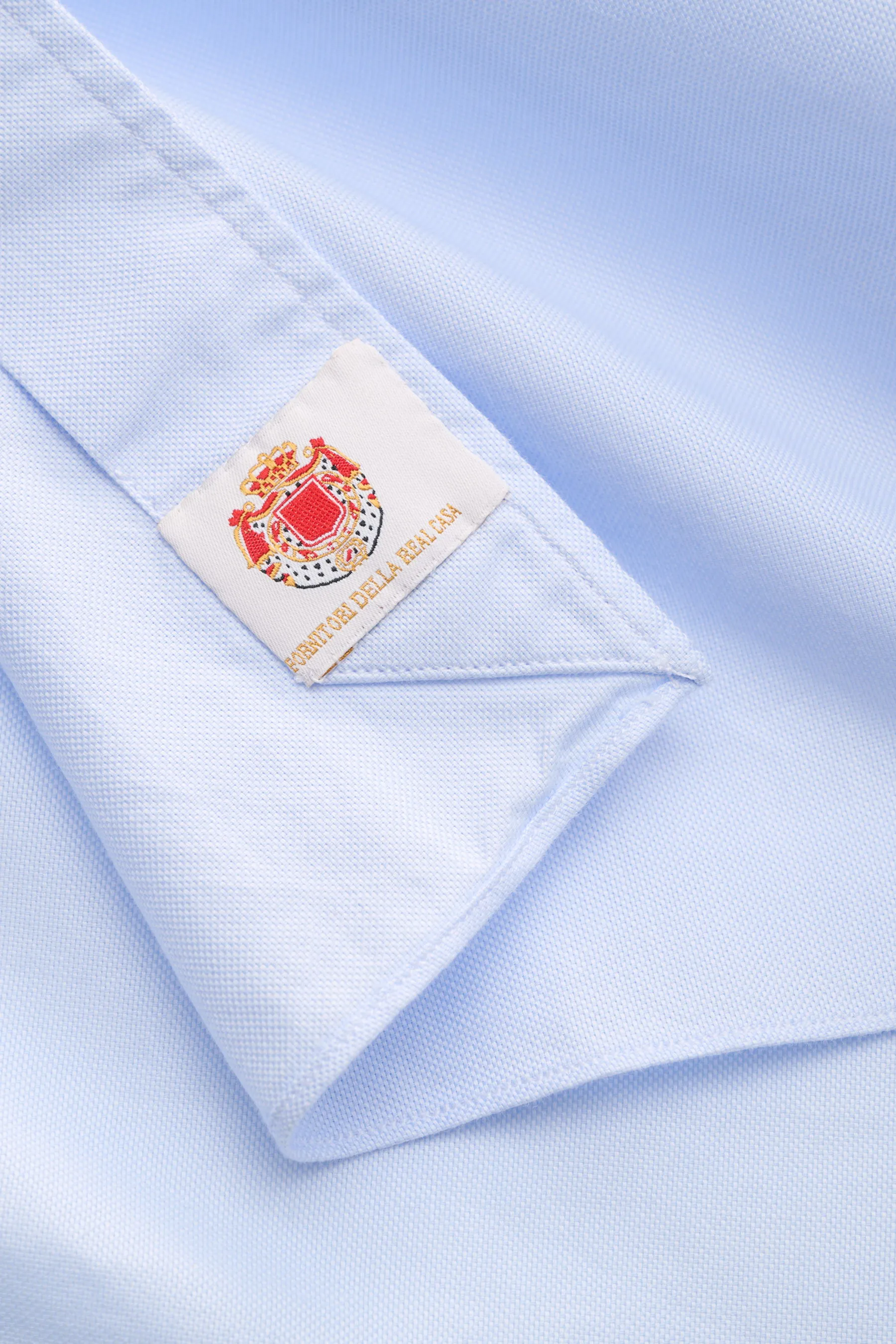 Borrelli - Herren - Oxford-Hemd 'Ettore' Button-Down-Kragen hellblau – Bild 5