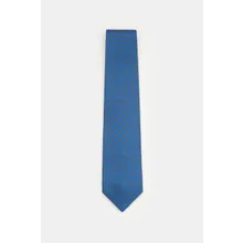 Eddy Monetti - Herren - Seidenkrawatte dunkelblau/gelb gemustert Eddy Monetti - Herren - Seidenkrawatte dunkelblau/gelb gemustert