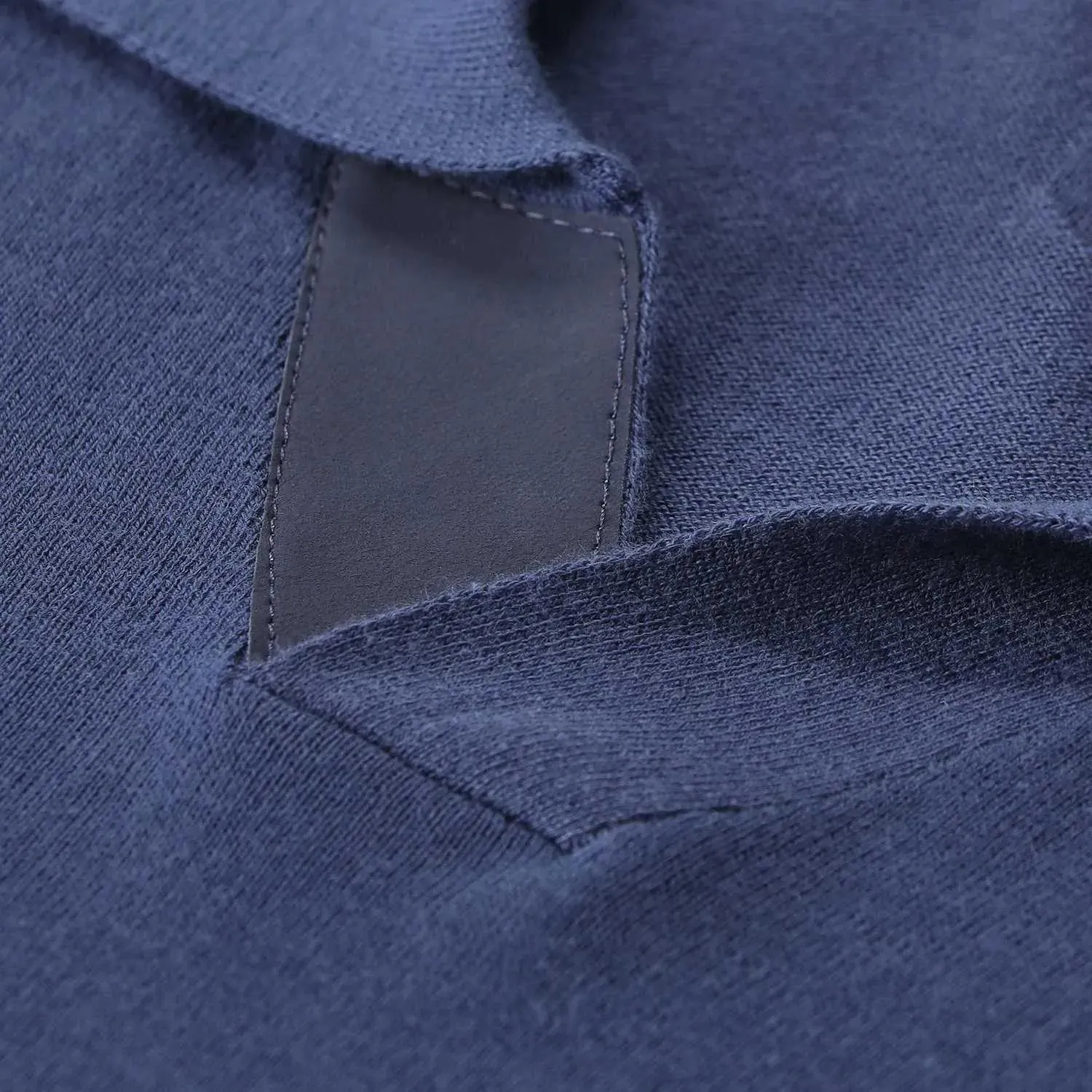 Canali - Poloshirt aus Baumwollmix - Größe 48 - blau – Bild 4