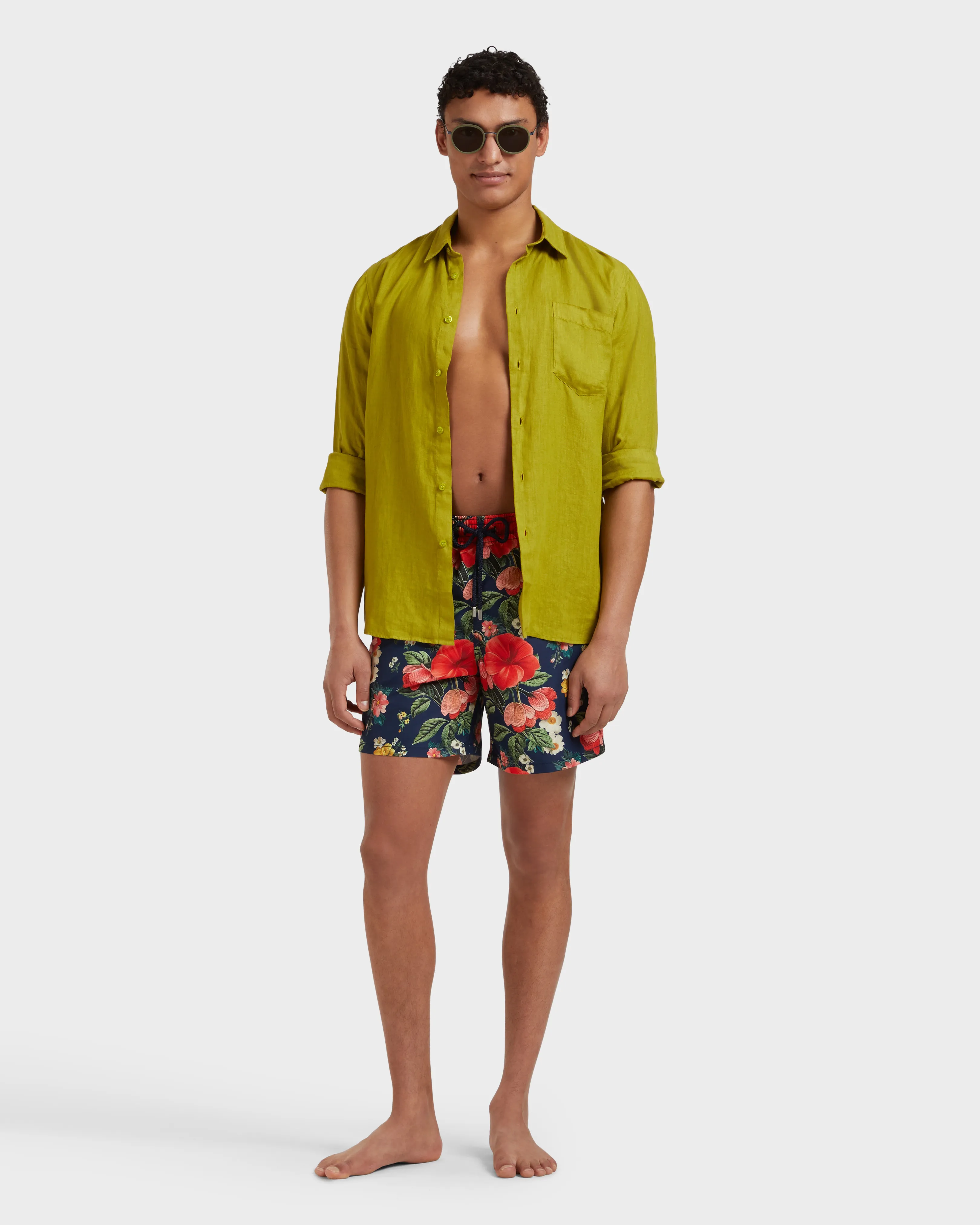 Vilebrequin - Flowers Badeshorts Für Herren - Bademode - Moorea - Blau - Größe XL – Bild 5