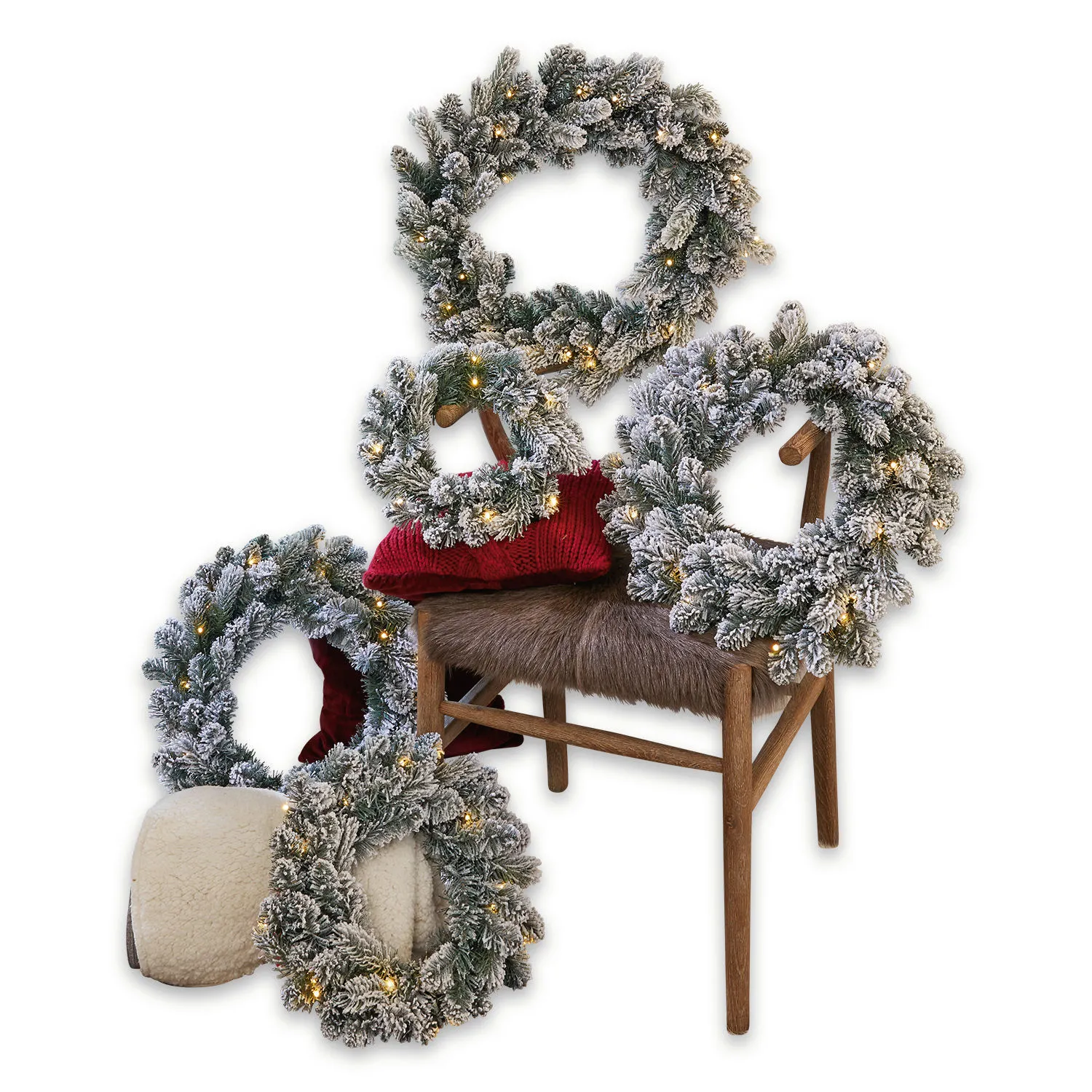 LED-Kranz 5er Set Ellaria – Bild 3