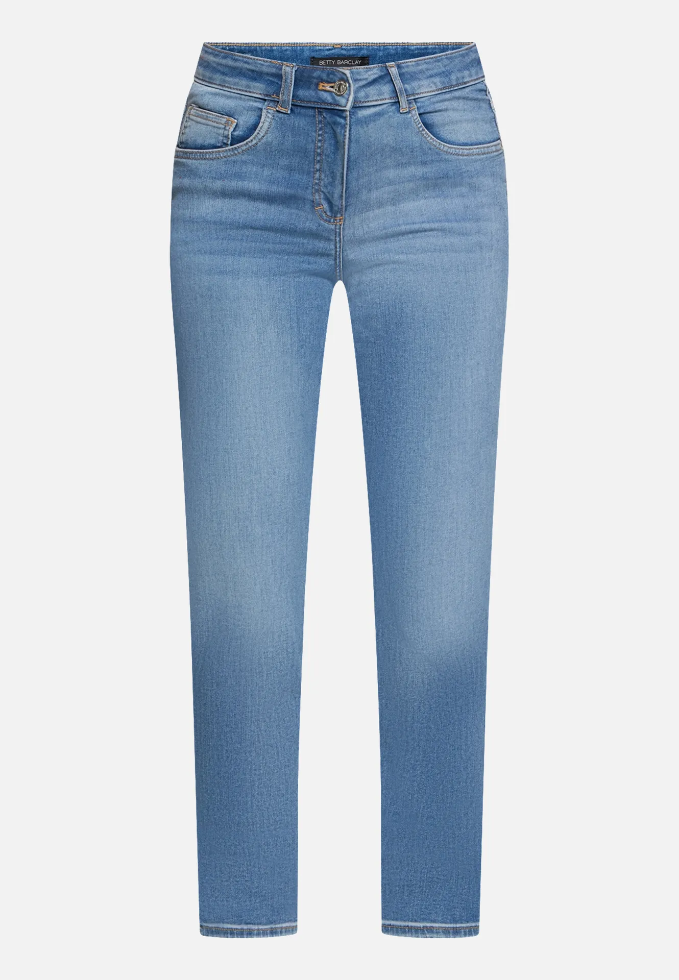 Basic-Jeans mit aufgesetzten Taschen – Bild 3