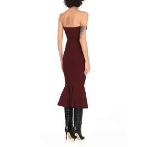 Retrofete - Bordeaux Blerina Dress - Größe S - rot