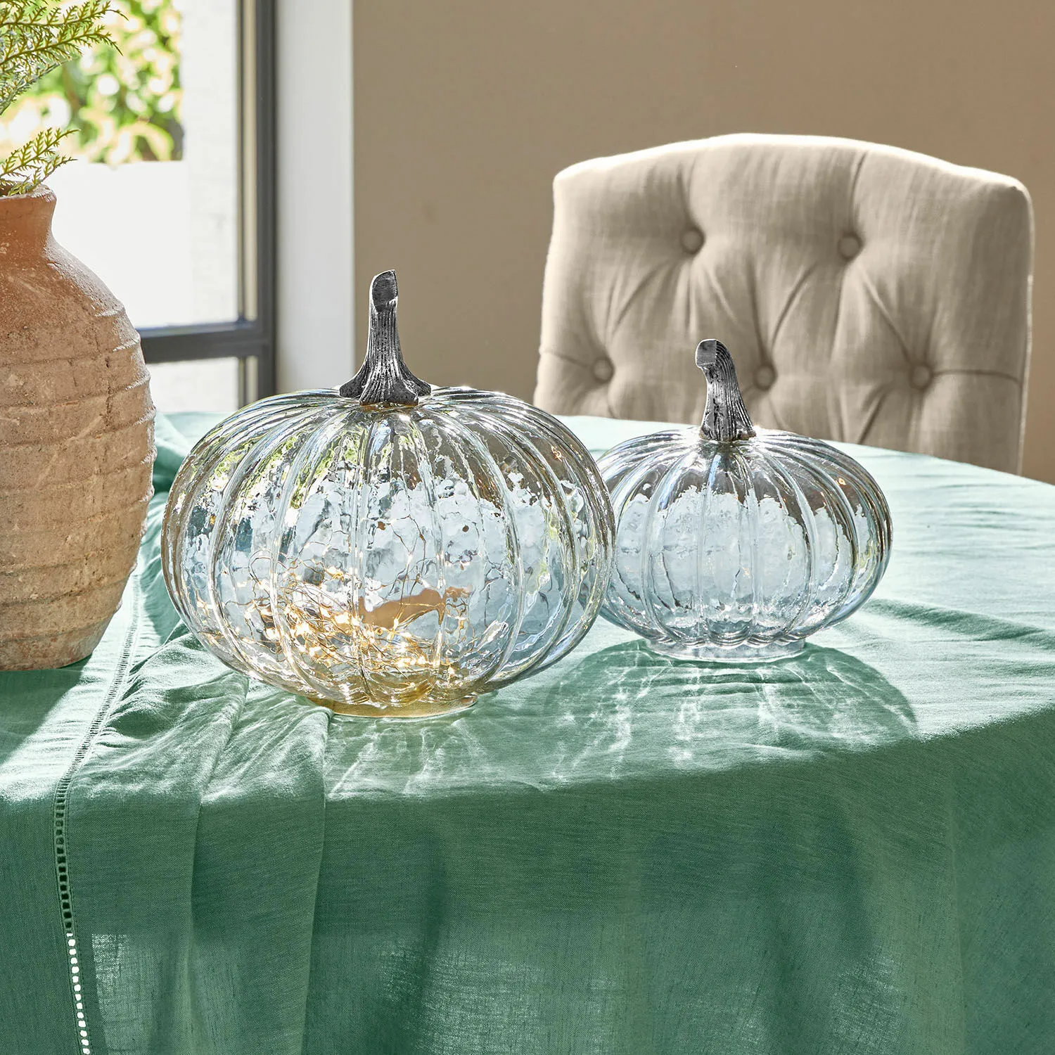 Kürbis 2er Set Perlouin – Bild 2