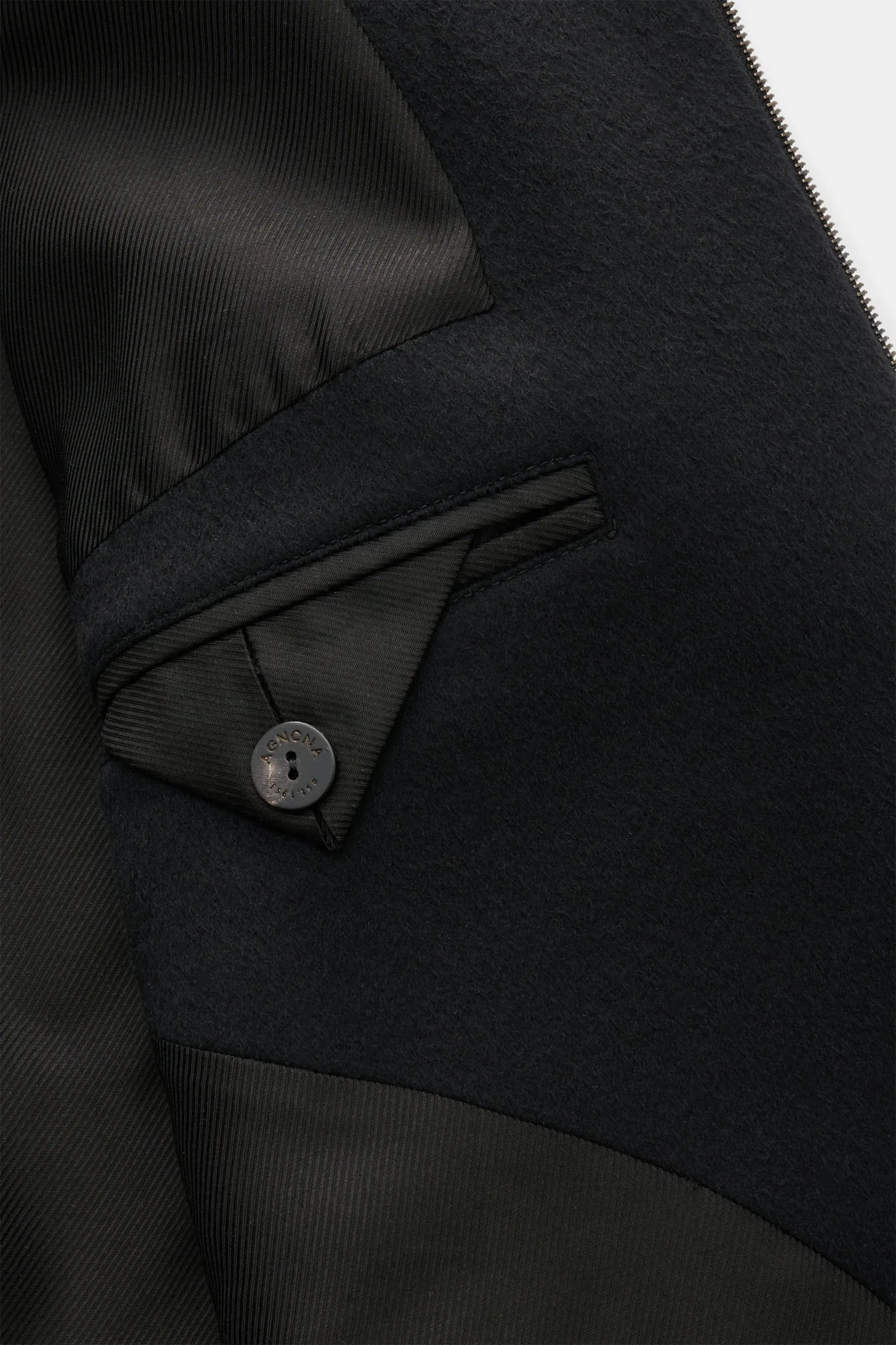 Agnona - Herren - Cashmere Blouson schwarz – Bild 6
