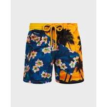 Vilebrequin - Hawaiian Mix Badeshorts Für Herren - Vbq X Palm Angels - Bademode - Moorea - Gelb - Größe M Vilebrequin - Hawaiian Mix Badeshorts Für Herren - Vbq X Palm Angels - Bademode - Moorea - Gelb - Größe M