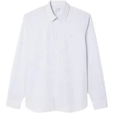 Lacoste - Cotton Poplin Shirt With Stiffened Collar - Größe 43 - weiß Lacoste - Cotton Poplin Shirt With Stiffened Collar - Größe 43 - weiß