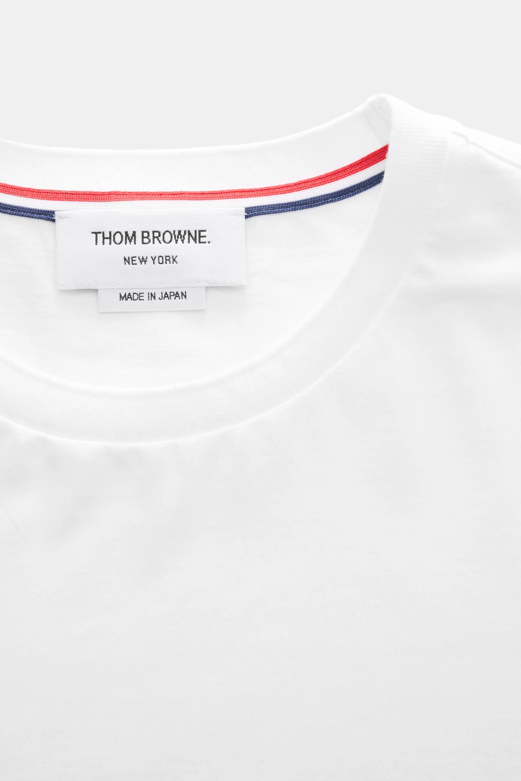Thom Browne - Herren - Rundhals-T-Shirt weiß – Bild 2
