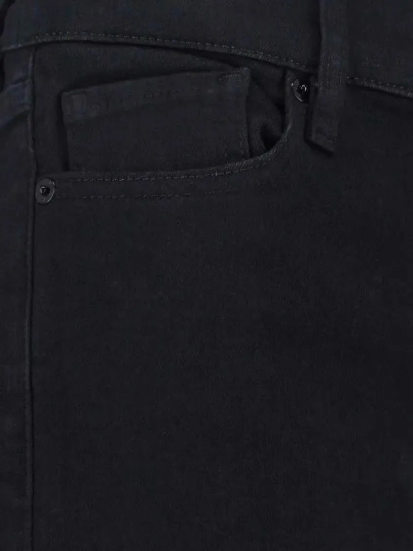 FRAME - Wide-Leg Jeans With Mid-Rise Waist - Größe 26 - schwarz – Bild 2