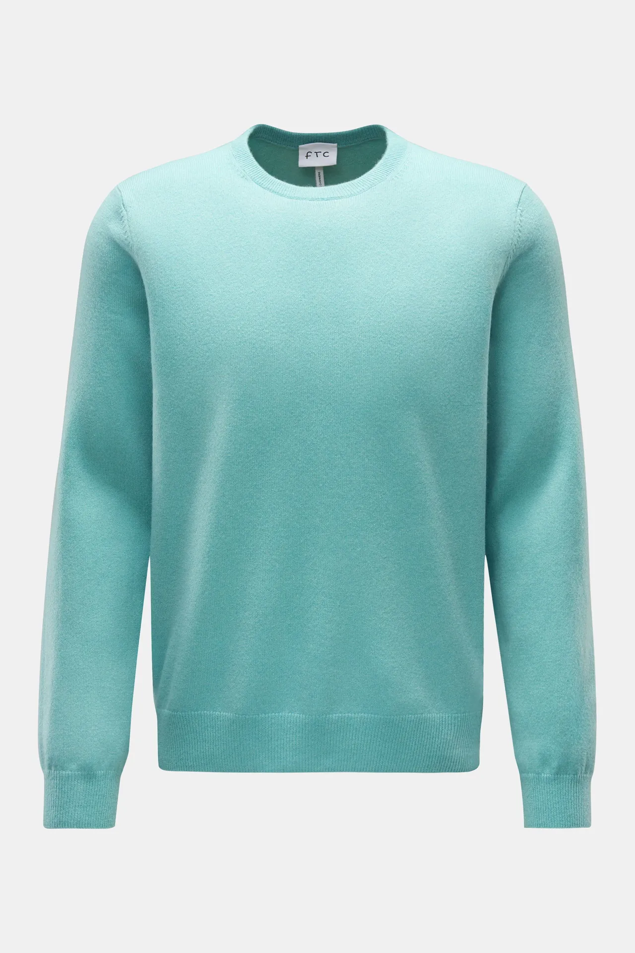 FTC - Herren - Cashmere Rundhalspullover mintgrün FTC - Herren - Cashmere Rundhalspullover mintgrün