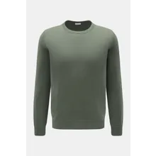 von Braun - Herren - Cashmere Rundhalspullover graugrün von Braun - Herren - Cashmere Rundhalspullover graugrün